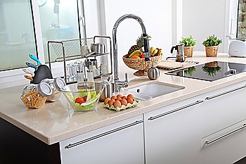 View of modern kitchen