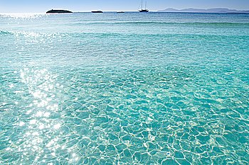 Illetes Illetas beach Formentera turquoise Mediterranean Balearic islands