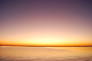 purple sunrise in sea