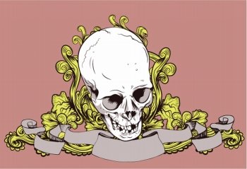 vintage skull 