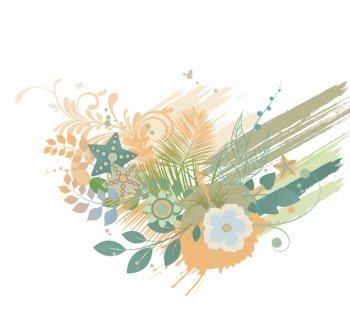 abstract floral illustration
