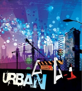 urban background vector illustration