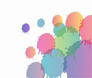 colorful splashes background vector illustration