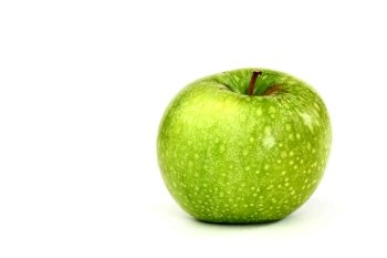 green apple  isolated on white background