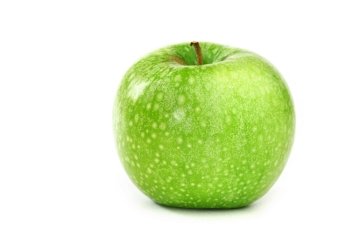 green apple  isolated on white background