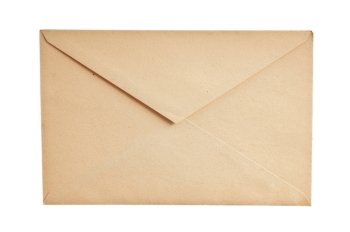 mail envelopes isolated on white background