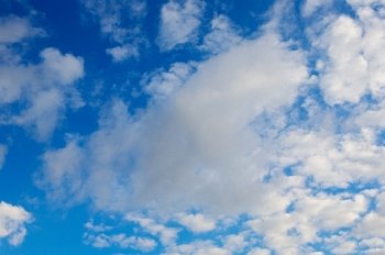Photo of white clouds and blue sky