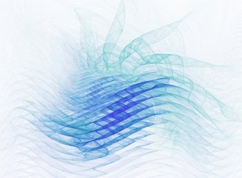 cool waveforms - abstract rendered  theme for your project