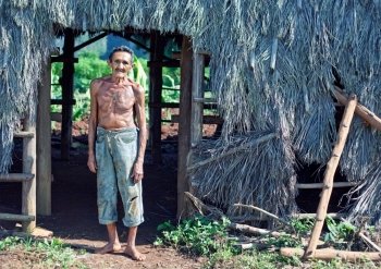 Old sympathetic cuban farmer , valley of Vinales, Cuba