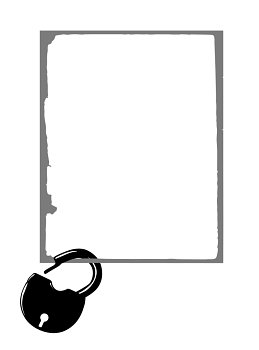 decorative frame on white background, vector illustration