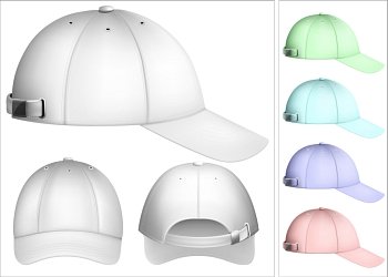 Vector illustration of baseball cap.