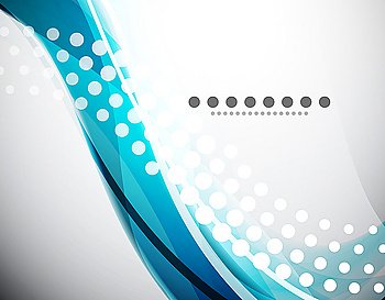 Abstract color wave vector background