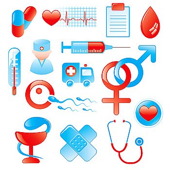 vector medical icons and design elements