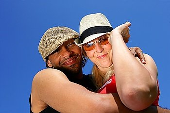 Couple on holiday together