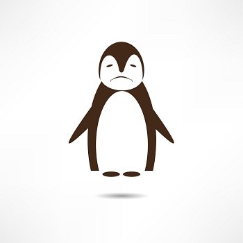 Sad penguin.