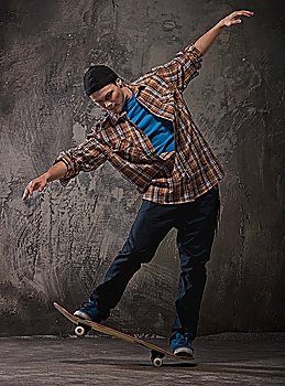 Skater doing a trick