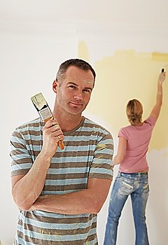 Couple Painting Room