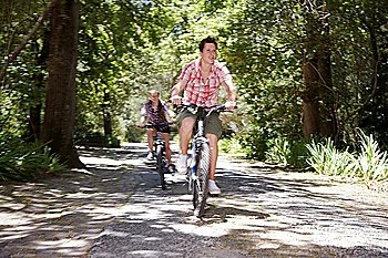 Teens Biking on Road
