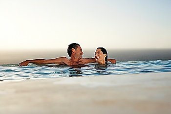 Couple in Swimming Pool
