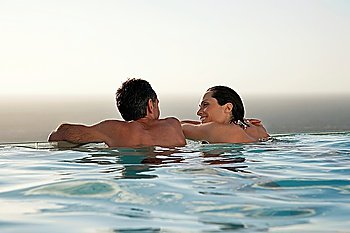 Couple in Swimming Pool