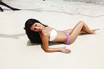 Sexy woman on beach