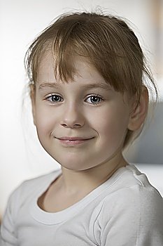 Portrait of girl smiling