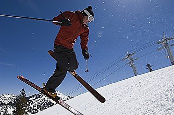 Skier Jumping