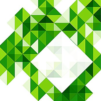 Green modern geometric design template