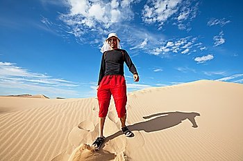 Hike in Great Sands Dunes National Park,USA
