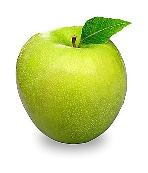 Green Apple isolated on white background