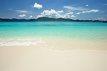 Beautiful beach landscape in Thailand