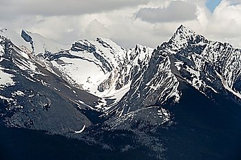 Leah and Samson Peaks, Jasper National Park, Alberta, Canada