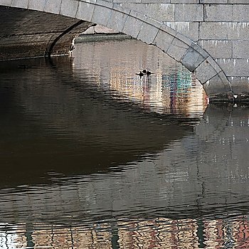 Footbridge across Griboyedov Canal, St. Petersburg, Russia