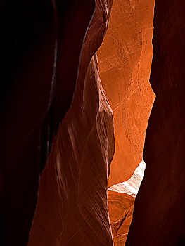 Slot canyon, Tse Bighanilini, Upper Antelope Canyon, Antelope Canyon, Page, Arizona, USA