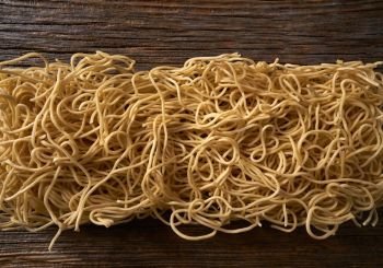 Chow mein noodles asian pasta macro texture