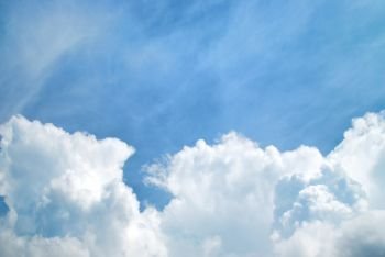 White clouds on blue sky. White clouds on blue sky as nature background