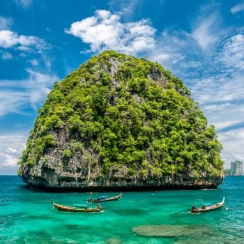 Beautiful uninhabited rocky island in Thailand. Beautiful uninhabited island in Thailand