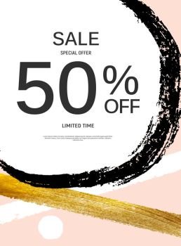 Abstract Designs Sale Banner Template. Vector Illustration EPS10. Abstract Designs Sale Banner Template. Vector Illustration