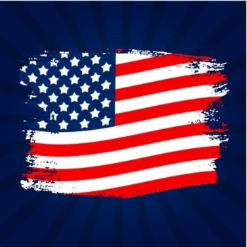 USA Flag Grunge Background. Can Be Used as Banner or Poster. Vector Illustration EPS10. USA Flag Grunge Background. Can Be Used as Banner or Poster. Vec