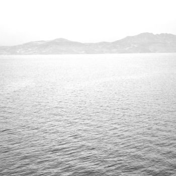 from       the boat greece islands in     mediterranean sea and sky