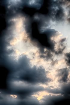 abstract background texture of the empty sky and the sun near the cloud concept of heaven and peace
