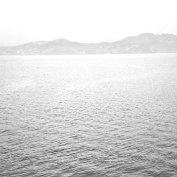from       the boat greece islands in     mediterranean sea and sky