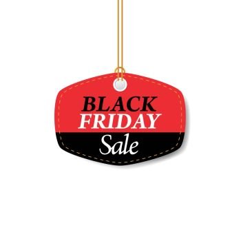 Black Friday, Sale banner. Price tag, shopping concept.