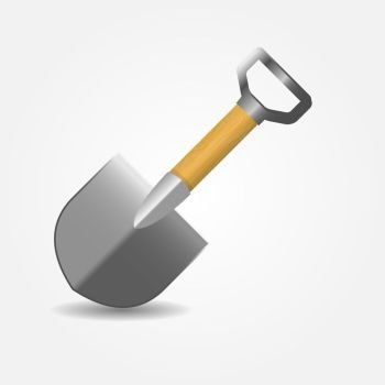 shovel  icon vector illustration