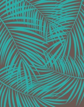 Palm Leaf Vector on Background Illustration EPS10. Palm Leaf Vector Background Illustration 