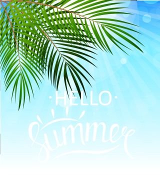 Hello Summer Natural Background Vector Illustration EPS10
. Hello Summer Natural Background Vector Illustration