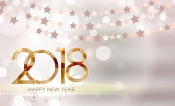 2018 New Year and Merry Christmas Background. Vector Illustration EPS10. 2018 New Year and Merry Christmas Background. Vector Illustration