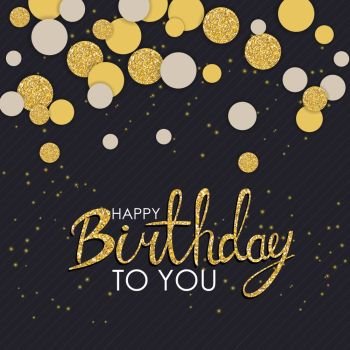 Abstract Happy Birthday Background Card Template Vector Illustration EPS10. Abstract Happy Birthday Background Card Template Vector Illustration