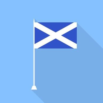 Scotland Flag. Vector illustration .