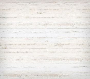 Wooden Plank Background of weathered painted whiteboard. Vintage old texture